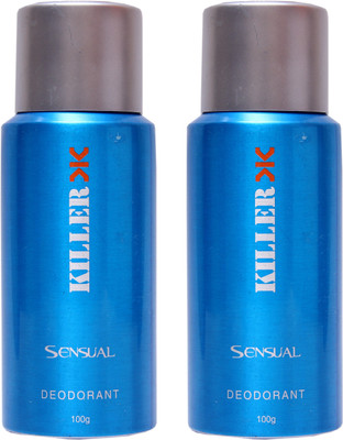 

Killer 2 Sensual Deo Deodorant Spray - For Men & Women(200 g, Pack of 2)