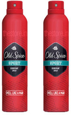 

Old Spice Sport Deodorant Spray (Pack of 2) Body Mist - For Men(300 ml, Pack of 2)