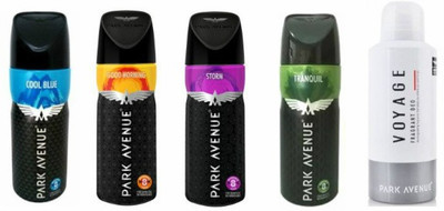 

Park Avenue Fruity Rhythm Body Spray - For Men(5 ml, Pack of 5)