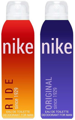 

Nike Ride Original Body Spray - For Men(400 ml, Pack of 2)