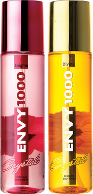 37 OFF on ENVY 1000 Enigma Divine Crystal Deo Combo Pack of 2