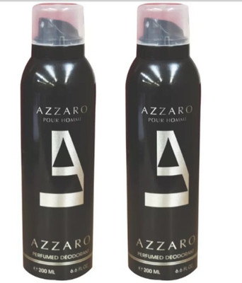 

Azzaro Balck DEO Deodorant Spray - For Men(200 ml, Pack of 2)