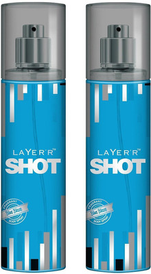 

Layer'r Shot Blue Blaze Body Spray - For Men(270 ml, Pack of 2)