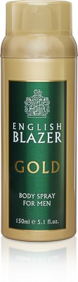 Flipkart - English Blazer Gold Body Spray  –  For Men(150 ml)