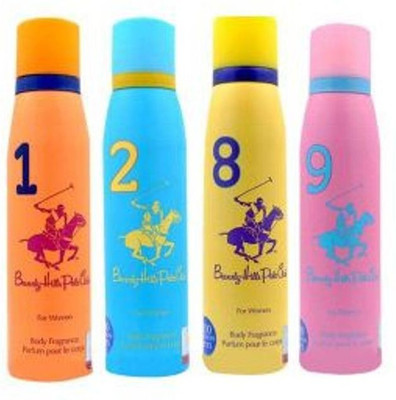 

Beverly Hills Polo Club 1289 Body Spray - For Women(250 ml, Pack of 4)