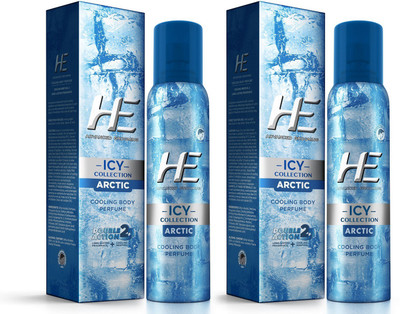 

HE DEO Body Perfumed (ARCTIC) 122 ml * 2 Body Spray - For Men(244 ml, Pack of 2)
