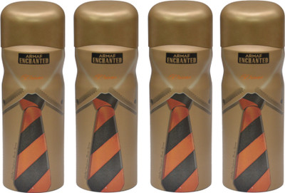 Armaf Priomo Deodorant Spray - For Men & Women(800 ml, Pack of 4)