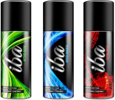 

Iba Halal Care Alcohol Free Combo Set Deodorant Spray - For Men(150 ml, Pack of 3)