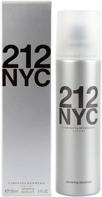 21% OFF on Carolina Herrera 212 Nyc Refreshing Deodorant Spray - For Women(150 ml) 21% OFF on Carolina Herrera 212 Nyc Refreshing Deodorant Spray - For Women(150 ml)