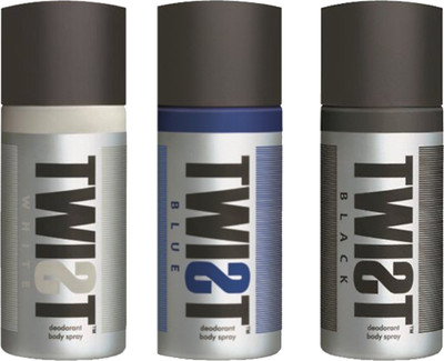 

Twist Deodrants White Blue Black Deodorant Spray - For Men & Women(150 ml, Pack of 3)
