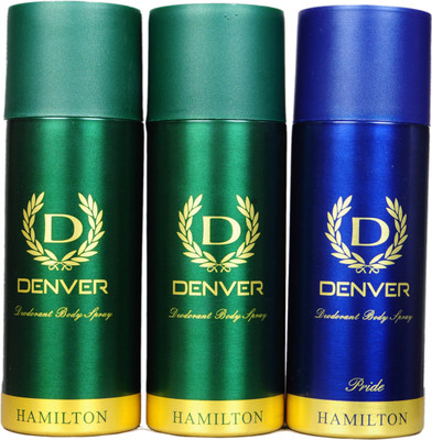 

Denver hamilton,pride Deodorant Spray - For Men(200 ml, Pack of 2)