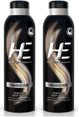 

HE DEO Perfumed (MAGICIAN) 150 ml * 2 Body Spray - For Men(300 ml, Pack of 2)