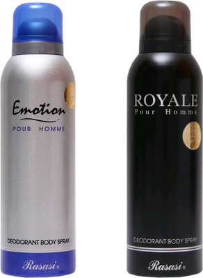 

Rasasi royal,emotion Deodorant Spray - For Men & Women(300 ml)