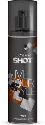 

Layer'r Shot - Live Your Style - Rock Deodorant Spray - For Men(135 ml)