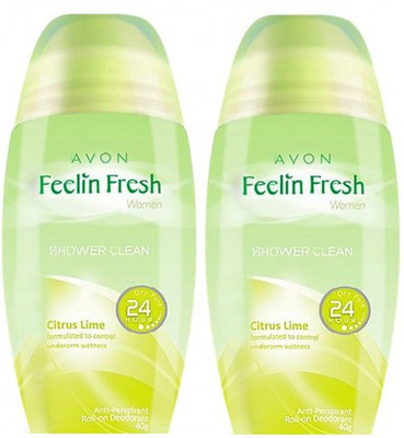 

Avon Feelin Fresh Citrus Lime ROD Combo Pack (40g Each) Deodorant Roll-on - For Women(80 g)