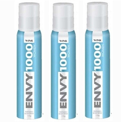 

Vanesa Envy Wink 1000 Body Spray - For Women(115 g, Pack of 3)
