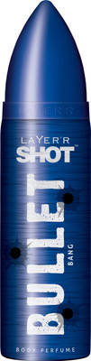 

Layer'r Shot Bullet Bang Deodorant Spray - For Men(120 ml)