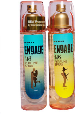 

Engage w3 & w4 Perfume Body Spray - For Women(240 ml, Pack of 2)