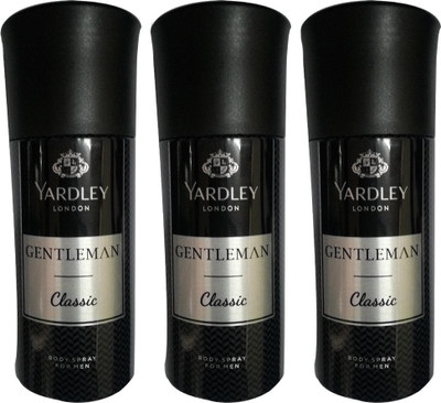 

Yardley London Gentleman Body Spray Pack Of 3 Body Spray - For Men(100 g, Pack of 3)