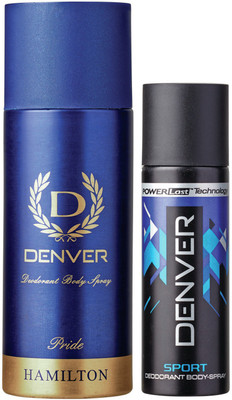 

Denver Pride & Sports Nano Deodorant Spray - For Men(215 ml, Pack of 2)