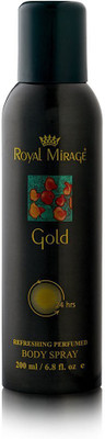 

Royal Mirage Gold Deodorant Spray - For Women(200 ml)