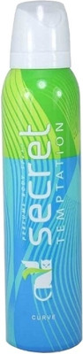 

Secret Temptation Curve Deodorant Spray - For Women(150 ml)