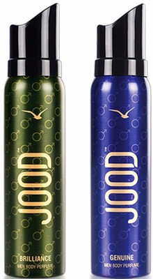 

JOOD Brilliance & Genuine Men Body Perfume Combo - 120 ml Deodorant Spray - For Men(120 ml, Pack of 2)