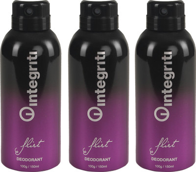

Integriti INT_11 Deodorant Spray - For Men(450 ml, Pack of 3)