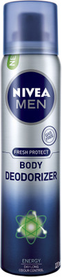 Nivea Men Fresh Protect Energy Deodorizer Body Spray - For Men(120 ml)