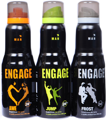 

Engage AWE,JUMP,FROST Deodorant Spray - For Men(450 ml)