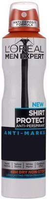 

L'Oreal Paris Shirt Protect Anti-Marks Deodorant Spray - For Men(150 ml)