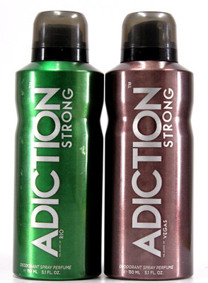 

Adiction Rio & Vegas Deodorant Spray - For Men(300 ml)