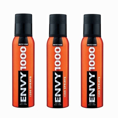 

Vanesa Envy Intense 1000 Body Spray - For Men(132 g, Pack of 3)