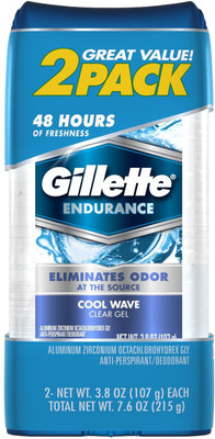 Gillette Clear Gel Cool Wave Deodorant Gel - For Men(107 g)