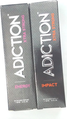 

Adiction Energy Impact Body Spray - For Men(122 ml, Pack of 2)