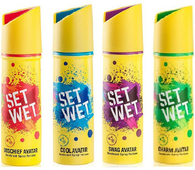 

Sprik ST101 Deodorant Spray - For Men(150 ml, Pack of 4)