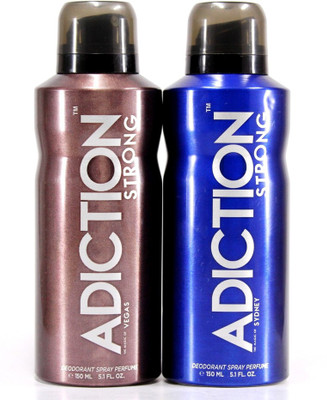 

Adiction Vegas & Sydney Deodorant Spray - For Men(300 ml)
