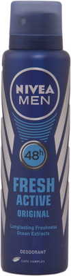 

Nivea Nivea Fresh Active - Rush Spray - For Men Body Spray - For Men(150 ml)