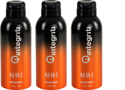 

Integriti INT_7 Deodorant Spray - For Men(450 ml, Pack of 3)