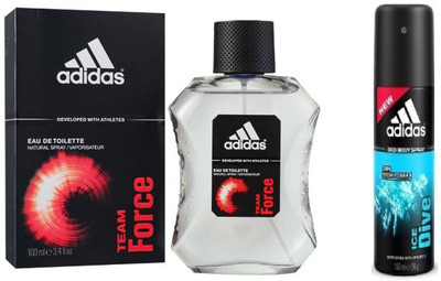 

ADIDAS The Team Force EDT & Ice Dive Deo combo Body Spray - For Men(250 ml)