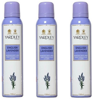 23% OFF on Yardley London English lavender Deodorant Spray - For Women(450 ml, Pack of 3) 23% OFF on Yardley London English lavender Deodorant Spray - For Women(450 ml, Pack of 3)