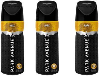 

Park Avenue Mark Deodorant Spray - For Men(150 ml, Pack of 3)