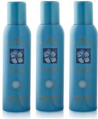

Royal Mirage 3 Royal Mirage (Emerald) Deodorant Spray - For Men(150 ml, Pack of 3)