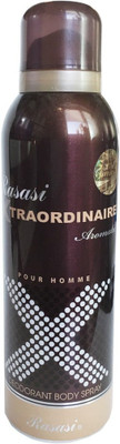 

Rasasi Extraordinaire Aromatic Deodorant Spray - For Men(200 ml)