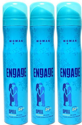 

Engage Spell Set 3PIE Deodorant Spray - For Women(150 ml, Pack of 3)