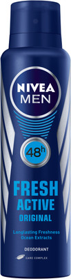 

Nivea Men Fresh Active Original Deodorant Spray - For Men(150 ml)