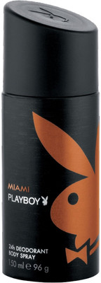 

Playboy Miami Deodorant Spray - For Men(150 ml)