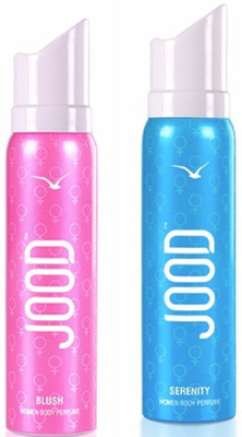 

JOOD Blush & Serenity Women Body Perfume Combo - 120 ml Deodorant Spray - For Women(120 ml, Pack of 2)