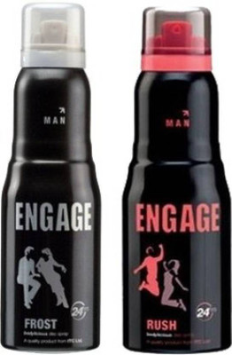 

Engage Jump+Frost Deodorant Spray - For Men(150 ml, Pack of 2)