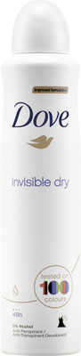 

Dove Invisible Dry 48 H Anti-Perspirant Deodorant Spray - For Men & Women(150 ml)